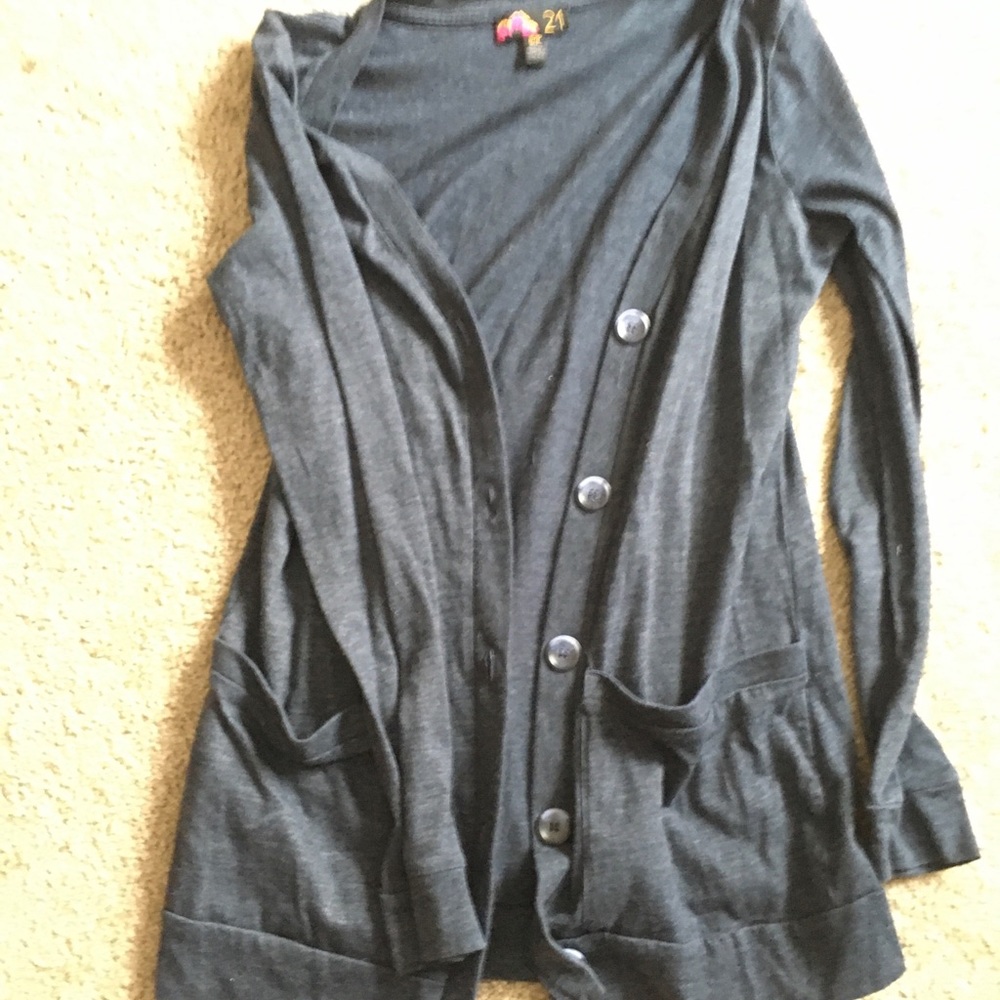 Grey Cardigan
